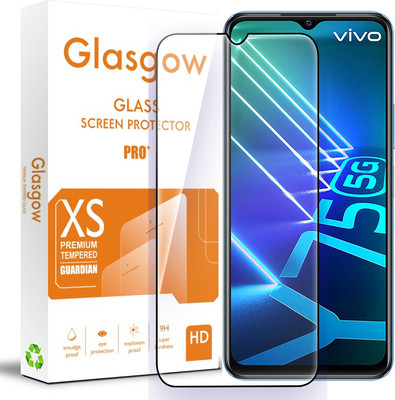 Glasgow Edge To Edge Tempered Glass for Vivo Y75 5G(Pack of 1)