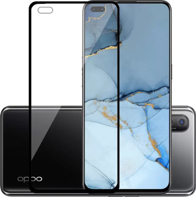 BRIGHTRON Edge To Edge Tempered Glass for Oppo Reno3 Pro(Pack of 1)