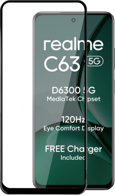 Flipkart SmartBuy Edge To Edge Tempered Glass for RealMe C63 5G(Pack of 1)