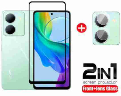 S9HUB Edge To Edge Tempered Glass for VIVO Y36(Pack of 1)