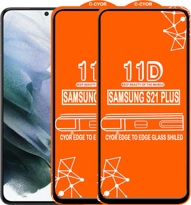 CYOR Edge To Edge Tempered Glass for SAMSUNG S21 PLUS(Pack of 2)