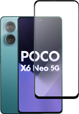 KWINE CASE Edge To Edge Tempered Glass for Poco X6 Neo 5G(Pack of 1)