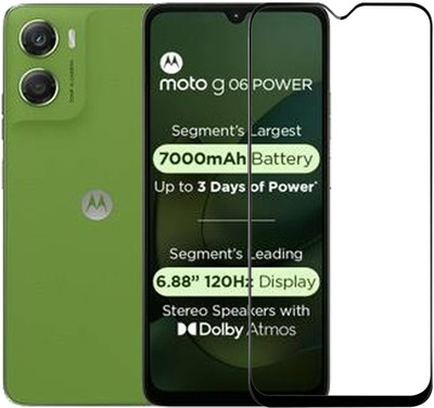 Chronic Edge To Edge Tempered Glass for Moto g06 power(Pack of 1)