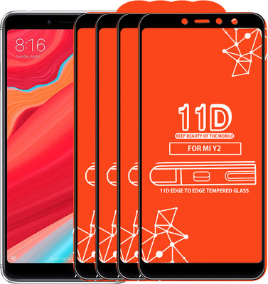 Qyist Edge To Edge Tempered Glass for Mi Redmi Y2(Pack of 4)