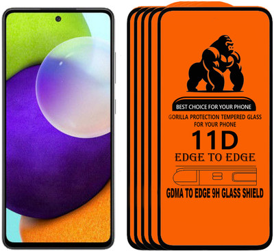 GDMA Edge To Edge Tempered Glass for SAMSUNG A53 5g(Pack of 5)