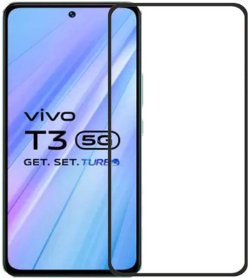 SRT Edge To Edge Tempered Glass for vivo T3 5G(Pack of 1)