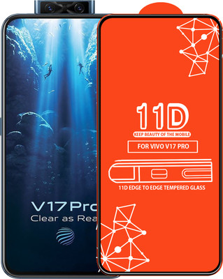 Roxel Edge To Edge Tempered Glass for Vivo V17 Pro(Pack of 1)