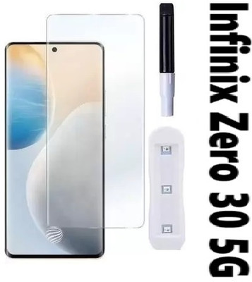 LIKEDESIGN Edge To Edge Tempered Glass for Infinix Zero 30 5G(Pack of 1)