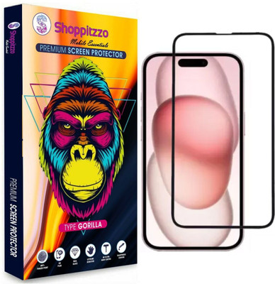 Shoppitzzo Edge To Edge Tempered Glass for iPhone 15 Pro Max|iPhone 16 Plus (6.7 Inch)**NeoShield**Millitary Grade-Anti Explosion-Tempered Glass/Full Screen Coverage-Edge to Edge/9H Hardness/With Easy Installation Kit(Pack of 1)