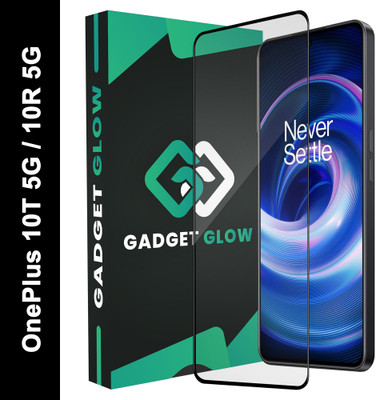 Gadget Glow Edge To Edge Tempered Glass for OnePlus 10R 5G, OnePlus 10R 5G, 10R 5G, OnePlus 10T 5G, OnePlus 10T 5G, 10T 5G(Pack of 1)