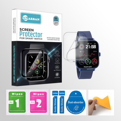 ARBAN Edge To Edge Tempered Glass for FASTRACK REFLEX VOX 2.0 inch Smartwatch 2 PROTECTOR + 2 WIPES + 2 DUST REMOVAL STICKER + 1 WIPER(Pack of 2) ARBAN Edge To Edge Tempered Glass for FASTRACK REFLEX VOX 2.0 inch Smartwatch 2 PROTECTOR + 2 WIPES + 2 DUST REMOVAL STICKER + 1 WIPER(Pack of 2)
