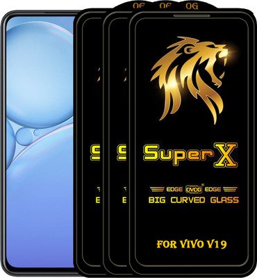 PFOAM Edge To Edge Tempered Glass for VIVO V19(Pack of 3)