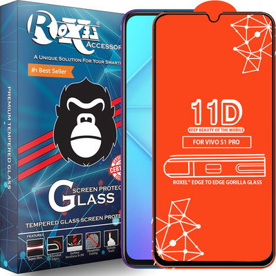 Roxel Edge To Edge Tempered Glass for Vivo S1 Pro(Pack of 1)