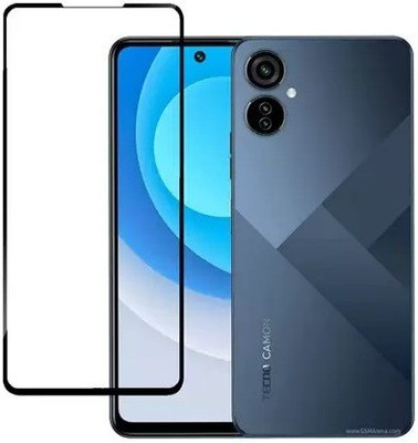 BRENZZ Edge To Edge Tempered Glass for Tecno Camon 19 Neo(Pack of 1)