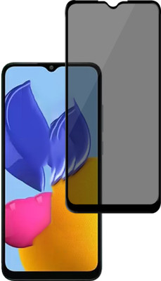 HUPSHY Edge To Edge Tempered Glass for SAMSUNG Galaxy M04 (Privacy Glass)(Pack of 1)