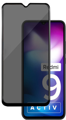 HUPSHY Edge To Edge Tempered Glass for Redmi 9(Pack of 1)