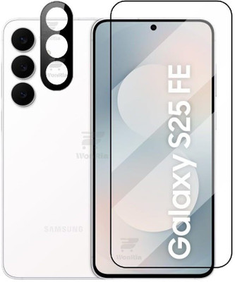 WonRia Edge To Edge Tempered Glass for Samsung Galaxy S25 FE 5G, Samsung S25 FE 5G(Pack of 1)
