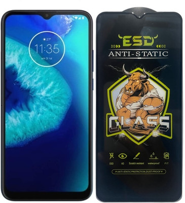 Resolute Edge To Edge Tempered Glass for Motorola Moto G8 Power lite, ESD Tempered Glass, ESD Screen Protector, Anti Static, Screen Protector(Pack of 1)