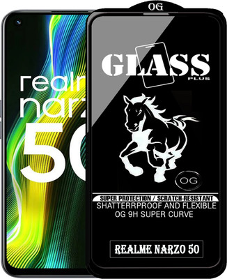 PFOAM Edge To Edge Tempered Glass for REALME NARZO 50(Pack of 1)