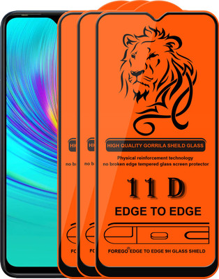 Forego Edge To Edge Tempered Glass for Infinix Smart 4 Plus(Pack of 3)