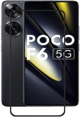SM Styles Edge To Edge Tempered Glass for Xiaomi Poco F6 5G, Poco F6 5G(Pack of 1)