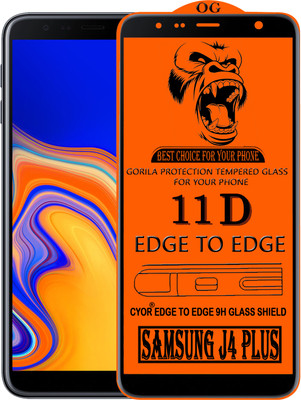 CYOR Edge To Edge Tempered Glass for SAMSUNG J4 PLUS(Pack of 1)