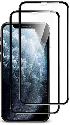 9H Edge To Edge Tempered Glass for Apple iPhone X / Xs -11D Glass (Pack Of 2)(Pack of 2)