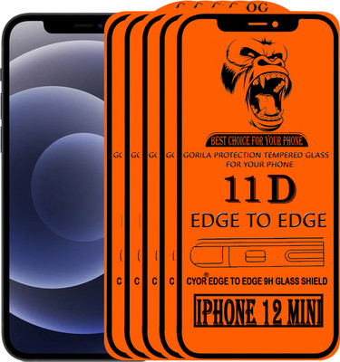 CYOR Edge To Edge Tempered Glass for IPHONE 12 PRO(Pack of 5)