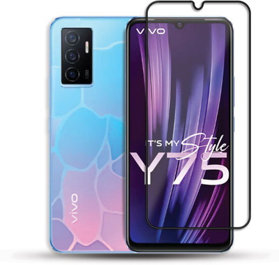 PROACCS Edge To Edge Tempered Glass for VIVO Y75 4G(Pack of 1)