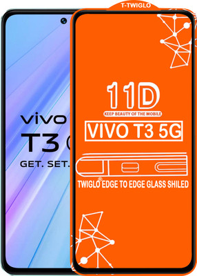Flipkart SmartBuy Edge To Edge Tempered Glass for VIVO T3 5G(Pack of 1)