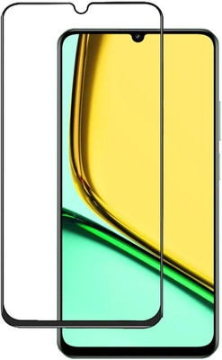 INFINITYWORLD Edge To Edge Tempered Glass for Realme Narzo N61, realme Narzo N61, (BLK)(Pack of 1)