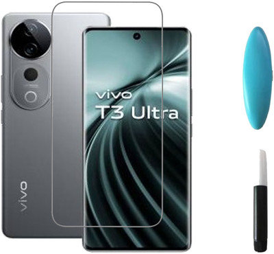 BRENZZ Edge To Edge Tempered Glass for vivo T3 Ultra 5G(Pack of 1)