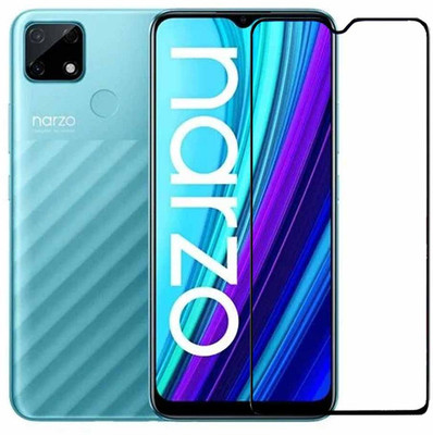 Expromium Edge To Edge Tempered Glass for Realme Narzo 30A(Pack of 1)