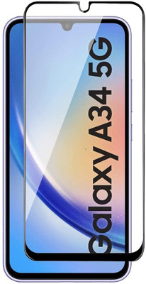 VAKIBO Edge To Edge Tempered Glass for Samsung Galaxy A34 5G(Pack of 1)