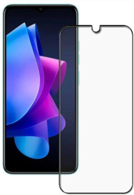 RCHJV Edge To Edge Tempered Glass for Tecno Pop 7(Pack of 1)
