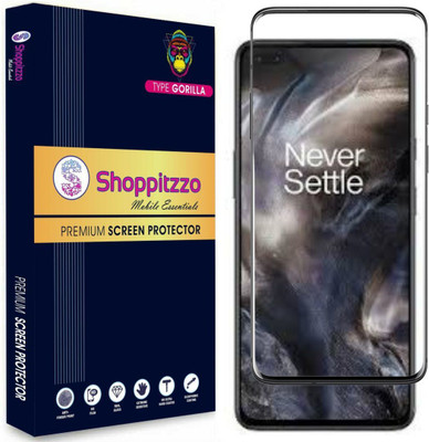 Shoppitzzo Edge To Edge Tempered Glass for OnePlus Nord, Oneplus Nord 5G(Pack of 1)