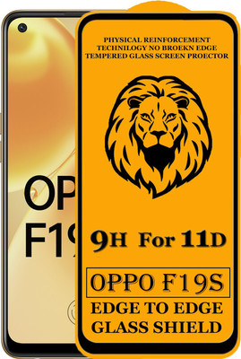 HQ Protection Edge To Edge Tempered Glass for Oppo F19s(Pack of 1)