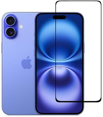 YOUTH MOBI Edge To Edge Tempered Glass for Apple iPhone 16 Plus, Apple iPhone 16 Plus (6.7 inches)(Pack of 1)