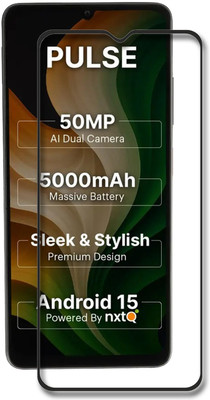 NSTAR Edge To Edge Tempered Glass for Ai+ Pulse(Pack of 1)