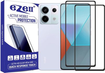 eZell Edge To Edge Tempered Glass for REDMI NOTE 13 PRO(Pack of 2)
