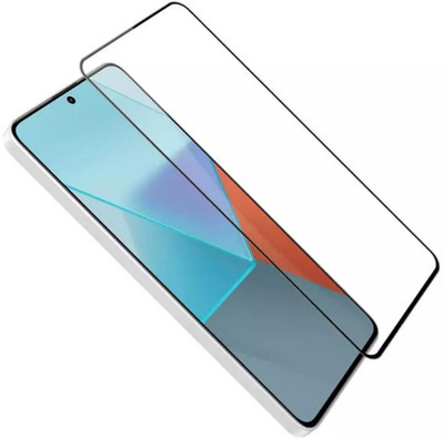 O2MG Edge To Edge Tempered Glass for REDMI Note 13 5G(Pack of 1)