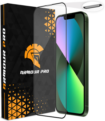 ArmourPro Edge To Edge Tempered Glass for Apple iPhone 13, Apple iPhone 13 Pro, Apple iPhone 14, iPhone 13(Pack of 1)
