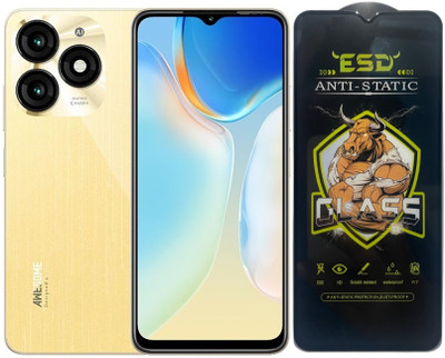 TELESHIELD Edge To Edge Tempered Glass for Itel A70, ESD Glass, ESD Protector, Edge to Edge, Screen Protector(Pack of 1)