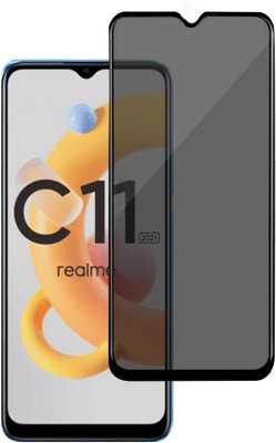 GLOBAL NOMAD Edge To Edge Tempered Glass for realme C11(Pack of 1)