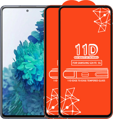 Roxel Edge To Edge Tempered Glass for Samsung Galaxy S20 Fe 5G(Pack of 2)