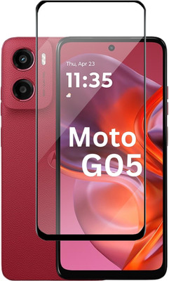 X Star Edge To Edge Tempered Glass for MOTOROLA g05(Pack of 1)