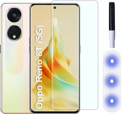 arrise Edge To Edge Tempered Glass for Oppo Reno 8T(Pack of 1)