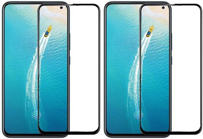 KARTRAY Edge To Edge Tempered Glass for Vivo V17(Pack of 2)