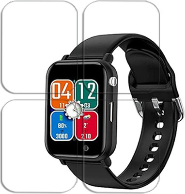 SOMTONE Edge To Edge Tempered Glass for Universal Smart watch 1.5 inch SMARTWATCH SCREEN GUARD(Pack of 4)