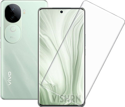 VISHRN CASES Edge To Edge Tempered Glass for vivo V40e 5G, vivo V40e(Pack of 1)